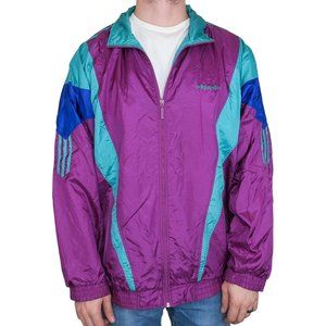 Vintage 90s Adidas Colorblock Windbreaker Track Jacket